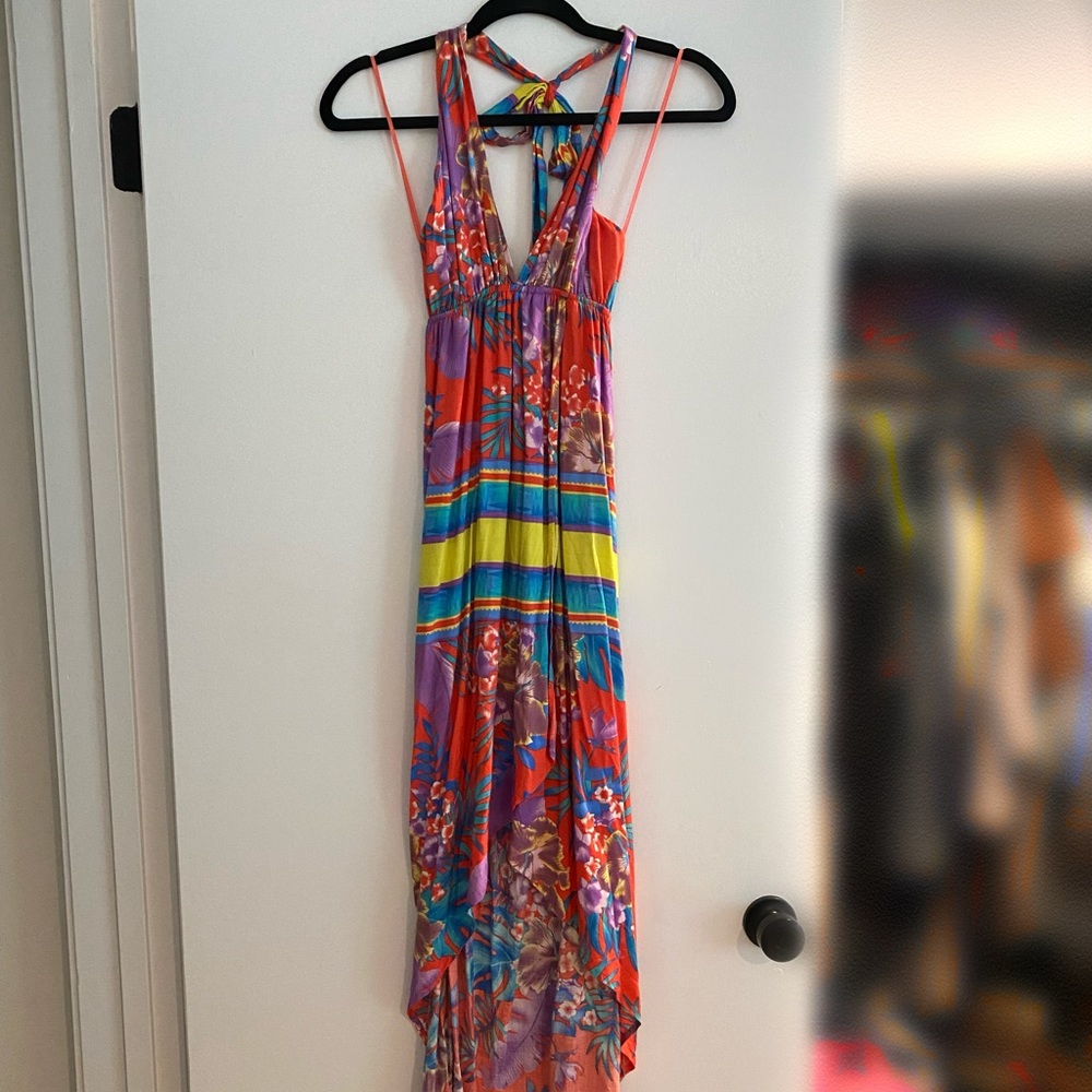 Jealous Tomato Colorful Halter Dress